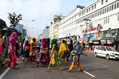 women protesting